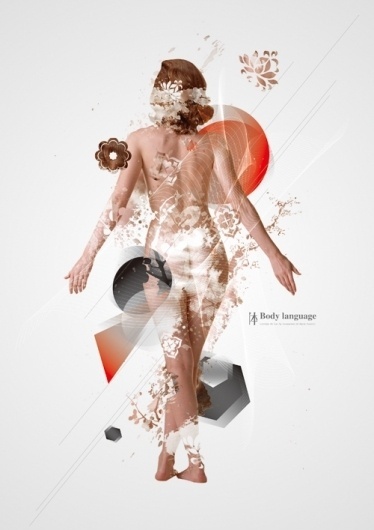Lok Ng's (Lok Ng's series of design review."Body...) #ink #design #graphic #body #illustration #flower