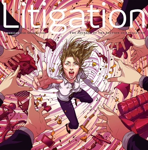 Yuta Onoda Blog: Litigation Magazine #cover #illustration #magazine