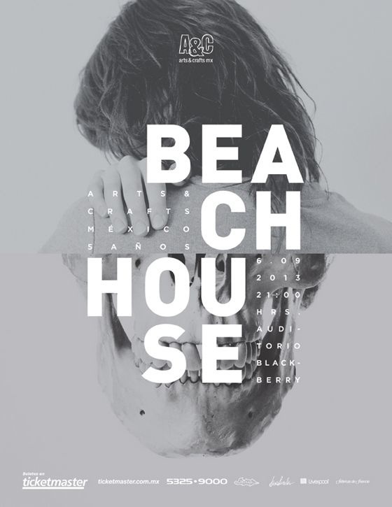 Poster inspiration example #404: Beach House Music Poster