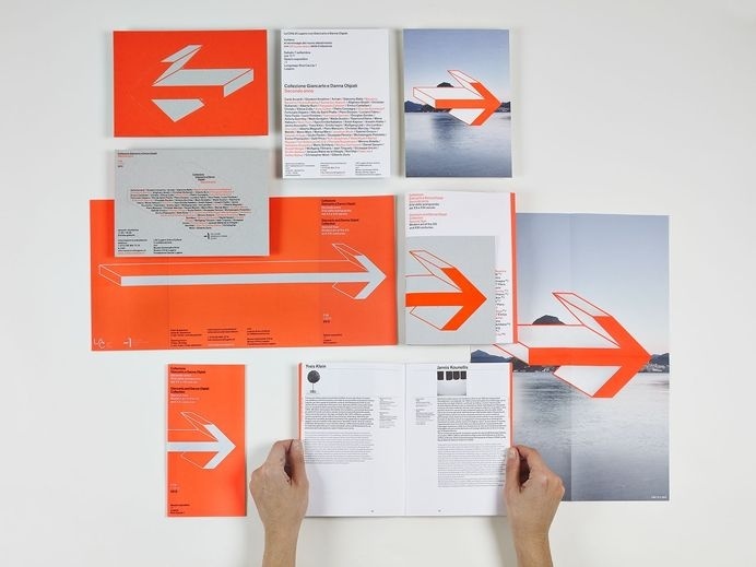 ccrz - Collezione Olgiati - The Second Year #print #folded #brochure #arrow