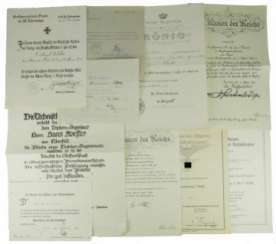 Prussia: deed estate of a Colonel Dr. Ing Lieutenant. the Ministry of war