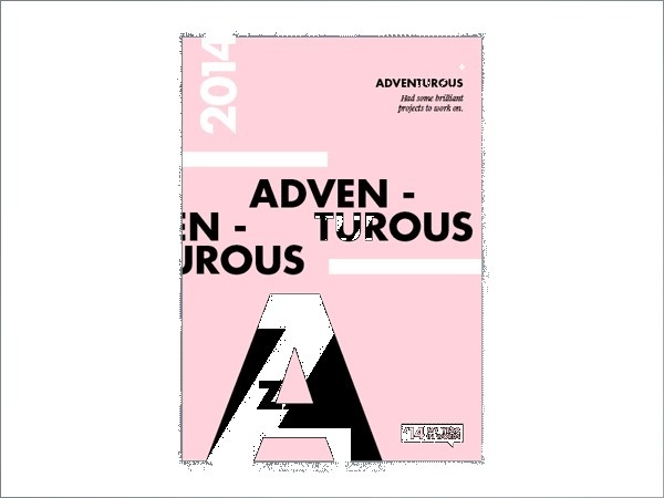 14' My Year In Words // Posters on Behance #swiss #review #clean #digital #brand #gif #art #2014 #studio #type #posters #poster