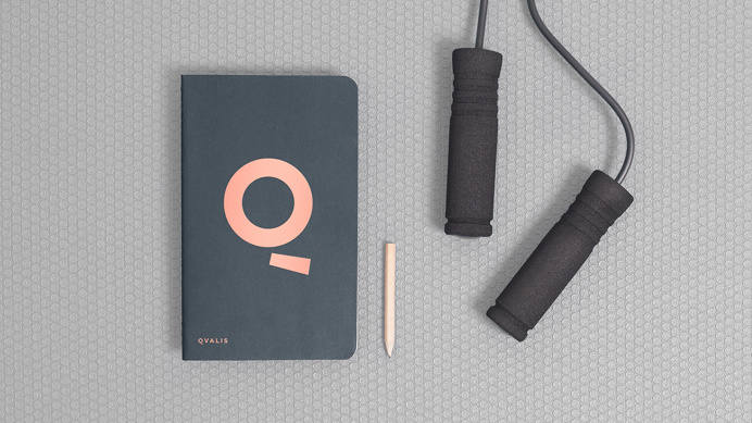 qvalis copenhagen fitness health visual brand branding identity corporate norweigian lifestyle coach coaching logotype logo minimal beautifu