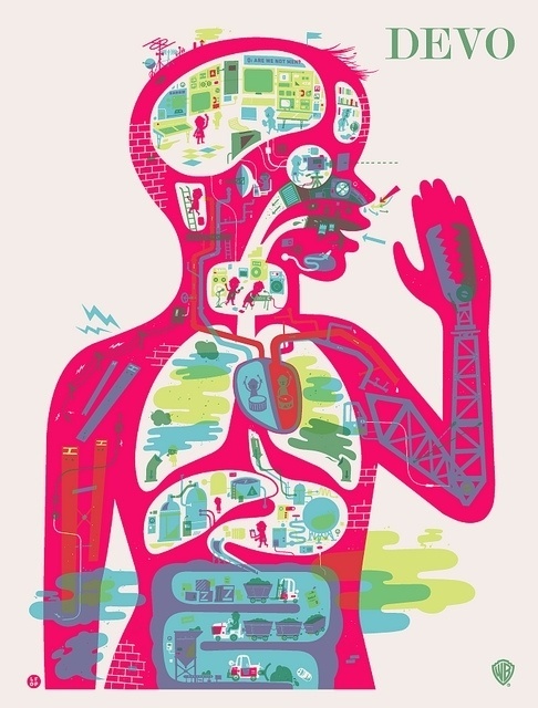 7166148488_e71def9e80_z.jpg (486×640) #human #illustration #colors #poster #devo