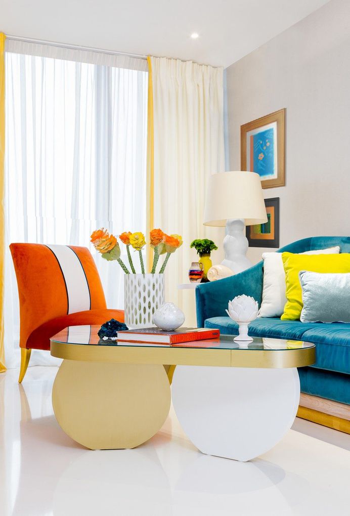 Urban Classy Home Designed by HNK in Plenty of White and Vivid Colors 3