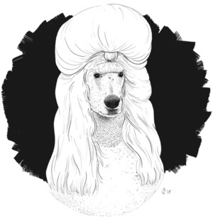 "Noble Hound" by Chris Cerrato | http://www.cerratosaurus.com/