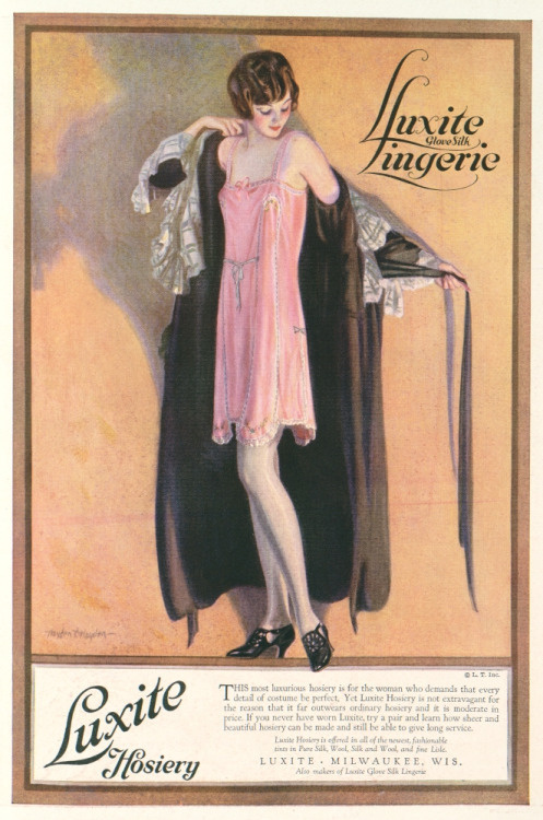 lingerie, advertising, vintage