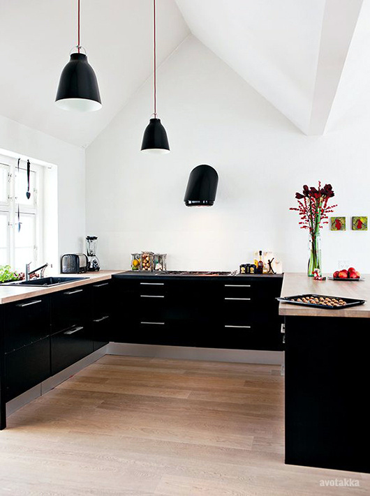 black, like i take my coffee / sfgirlbybay #interior design #decoration #decor #deco #kitchen