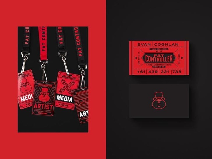 Fat Controller club branding — Simon Pearce