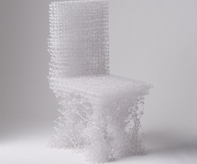 Connect is capable of supporting a person's weight, making it more than just an artistic statement. It is a full functioning chair that ca
