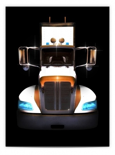 One Man Trucker | Ryan Stever #truck #rig #photomanipulation
