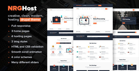 Drupal Hosting Themes