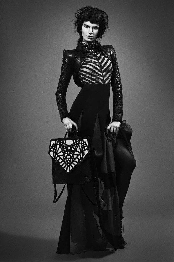 Nouk Torsing by Djamel Boucly in 'Fierce Creature' for FGR (9) #fashion #woman #black