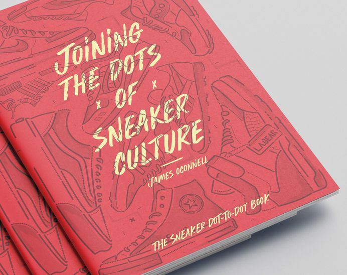 Joining the dots of sneaker culture, a sneaker dot-2-dot book by James Oconnell