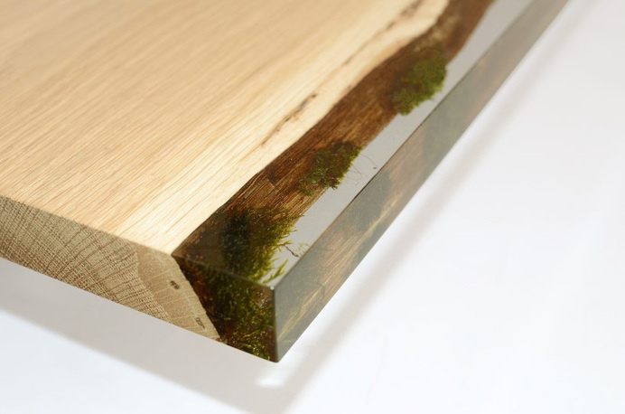 alcarol explores the potential for moss and lichens to create furniture #edge #resin #raw