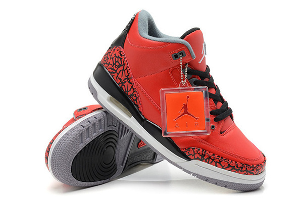 Nike Air Jordan Retro 3 Fire Red Mens Shoes #shoes