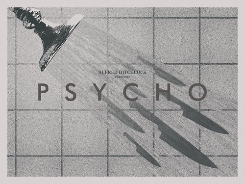 Psycho by drMierzwiak #film #poster design #psycho #hitchcock