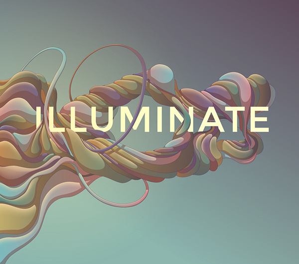 Submission for Illuminate V, the 22nd exhibition of the art group "The Luminarium". #abstract #theluminarium #illuminate #colorful #surreal #typography