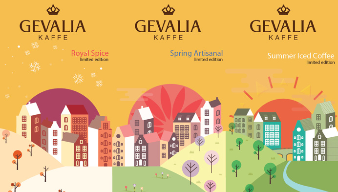 Illustrated coffee packaging - www.lucasjubb.co.uk