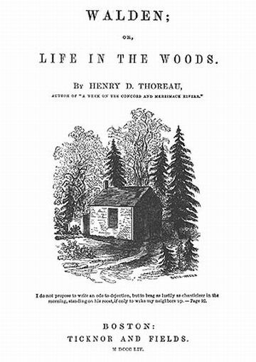 File:Walden Thoreau.jpg - Wikipedia, the free encyclopedia #thoreau #woods #book