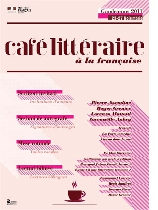 cafe litteraire #poster