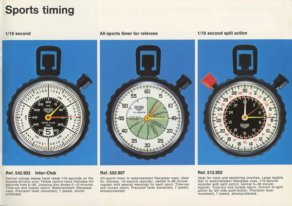 Heuer Catalog #retro #stopwatches #heuer