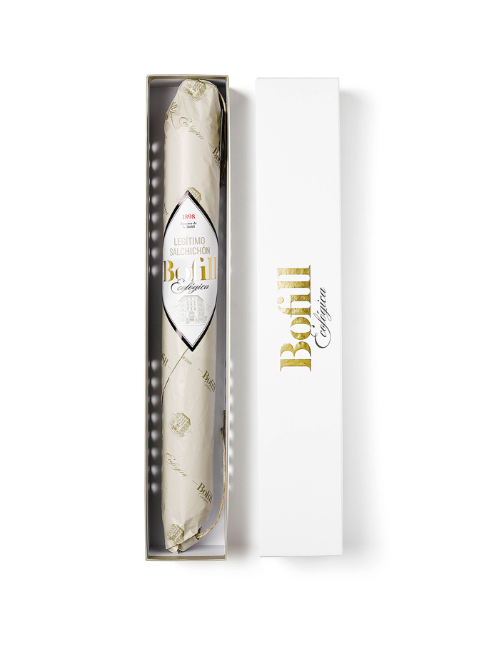 bofill ecologica branding packaging meat food package salami carne beautiful gold deluxe luxury business card identity inspire logo logotype