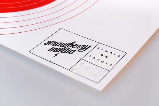 Strawberry Militia | In Full Effect #red #gun #print #militia #strawberry #gunshot #target #poster