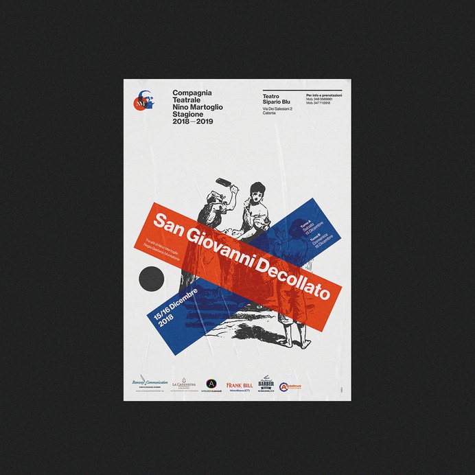 Compagnia Teatrale Nino Martoglio - 2018/2019 #poster #theather #nino #martoglio #illustration #show #swiss