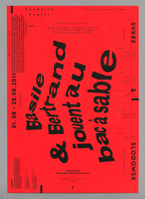 #typography #poster #red