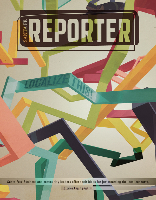 The Reporter on Behance #front #santa #design #reporter #cover #cubillo #fe
