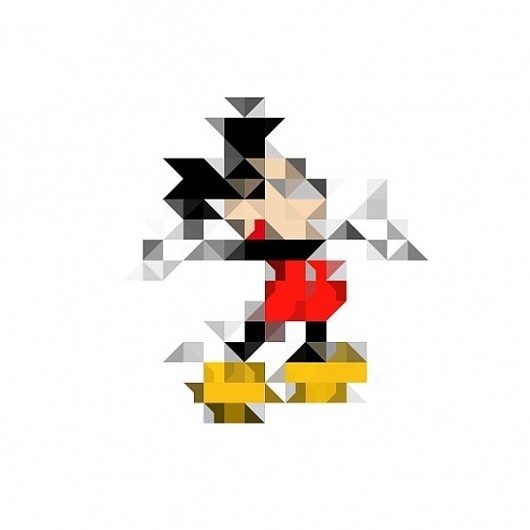 All sizes | Untitled | Flickr - Photo Sharing! #abstract #mickey #mouse #distortion #triangles
