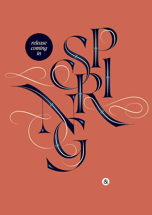 Typeverything.com Spring by Áron Jancsó. #caps #swashes
