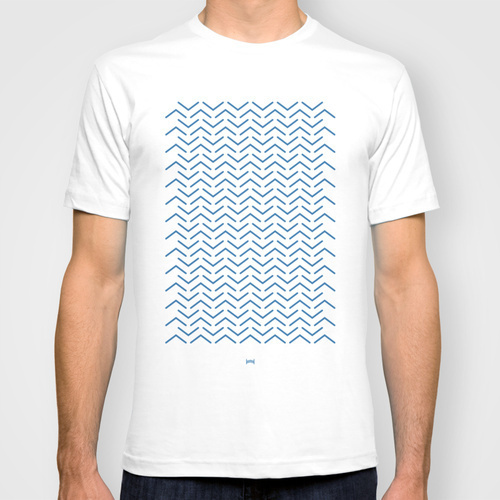 Nonsense tee - Hadrien Degay Delpeuch #nonsense #vector #fabric #minimal #tee #blue