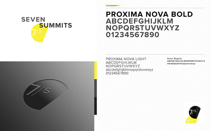 Seven Summits #specimen #branding #identity #film #type #production