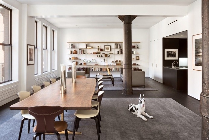 Sophisticated Masculine Loft Apartment in Soho, New York City 1