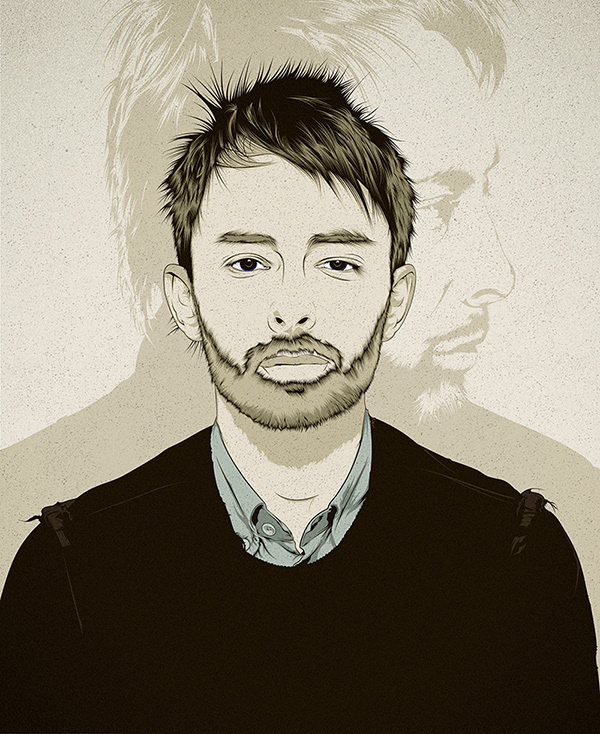 Thom Yorke | RADIOHEAD #illustration #radiohead