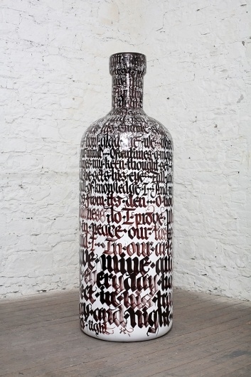 Creative Review - Exhibition: Absolut Vis10ns #calligraphy #meulman #bottle #shoe #niels #absolut