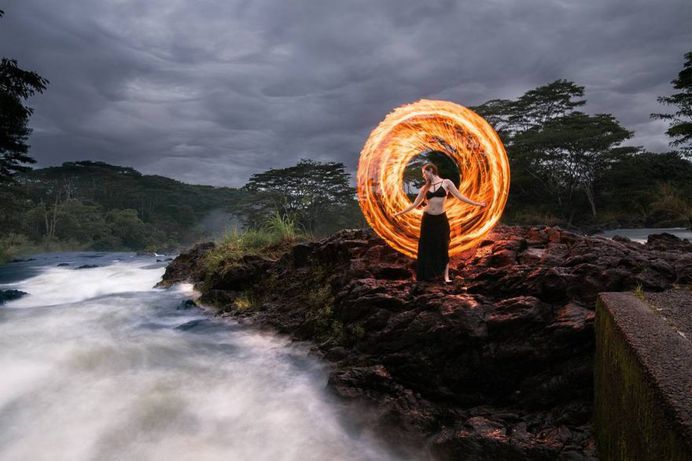 Stunning Light Painting Portrait Photography by Zach Alan