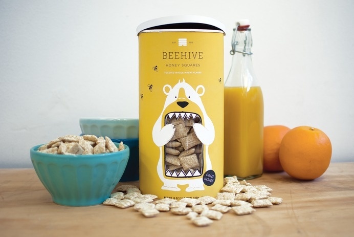 Lacy Kuhn — Beehive #packaging #honey #beehive #cereal #bear