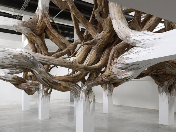 henrique oliveira baitogogo designboom 03 #wood #sculpture