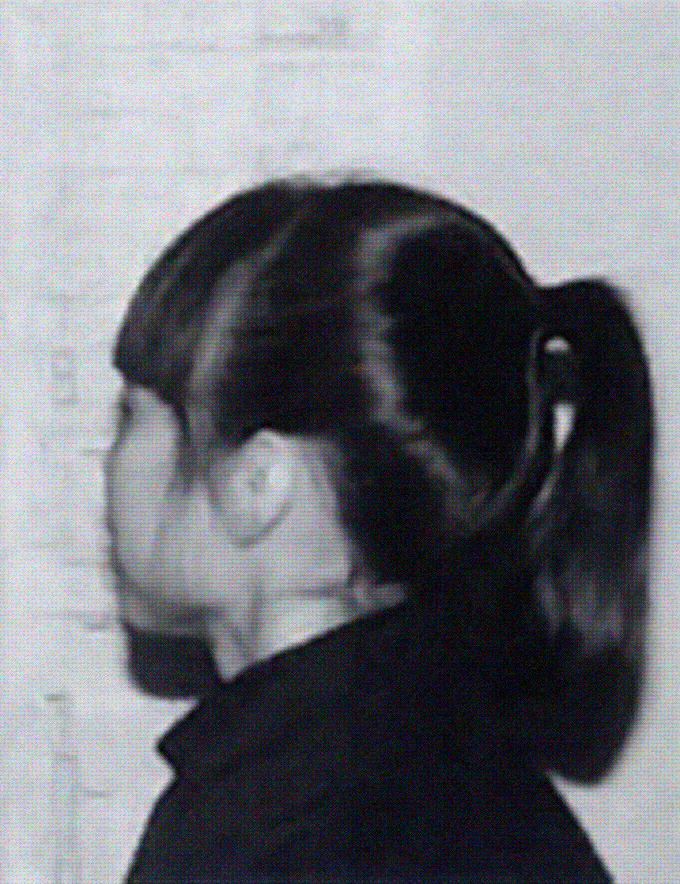 Rei Kawakubo after Rei Kawakubo's debut show in Paris, 1981. #rei