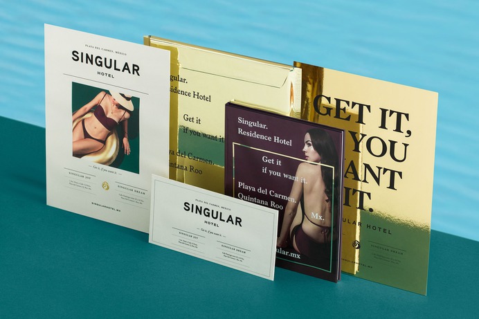 Singular Branding - Mindsparkle Mag Singular is located in Playa del Carmen, Mexico. It is a residential project that fuses the concept of condo and hotel. #packaging #logo #identity #branding #design #color #photography #graphic #design #gallery #blog #project #mindsparkle #mag #beautiful #portfolio #designer