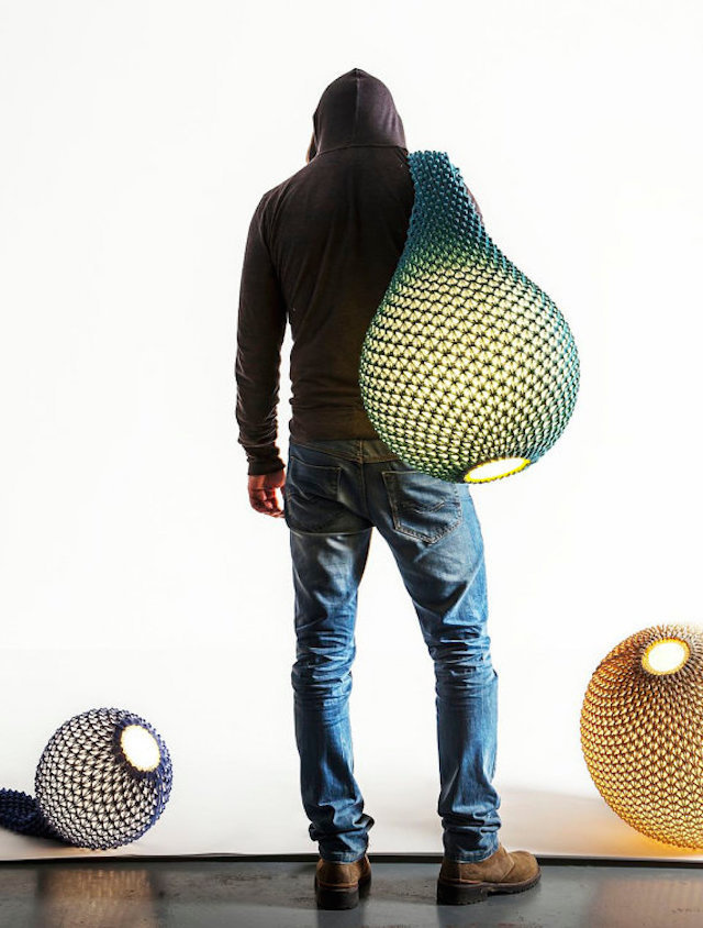 Knitted Light by Ariel-Oded_1 #knitted #light