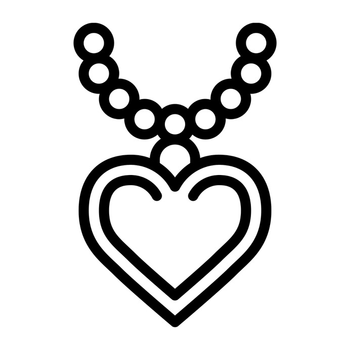 See more icon inspiration related to fashion, love and romance, valentines day, necklace, lovely, romanticism, romantic, heart shape and love on Flaticon.