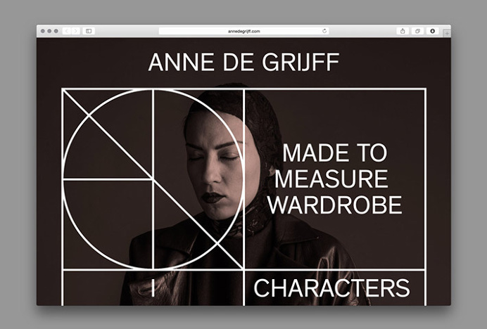 Anne De Grijff by Mainstudio #website #site #web