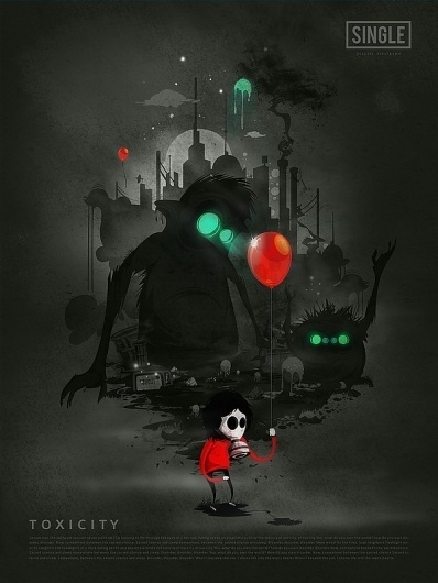 Todos os tamanhos | Toxicity | Flickr – Compartilhamento de fotos! #si #toxi #city #design #ilustrao #illustration