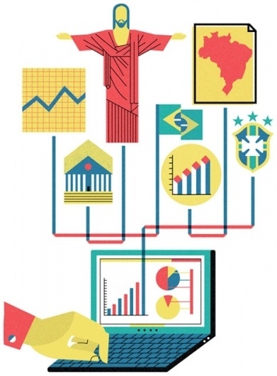 grain edit · Mitch Blunt #illustration #design #brazil