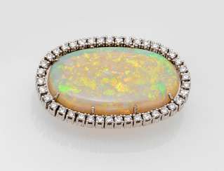 Fine Opal Brooch