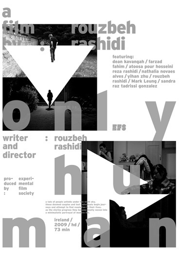 only-human.jpg (JPEG Image, 368x525 pixels) #white #experimental #black #posters #type #face #typography